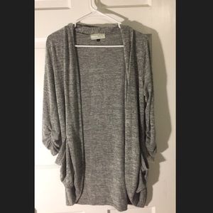 Grey cardigan